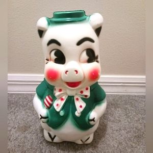 VIntage Blow Mold Piggy Bank